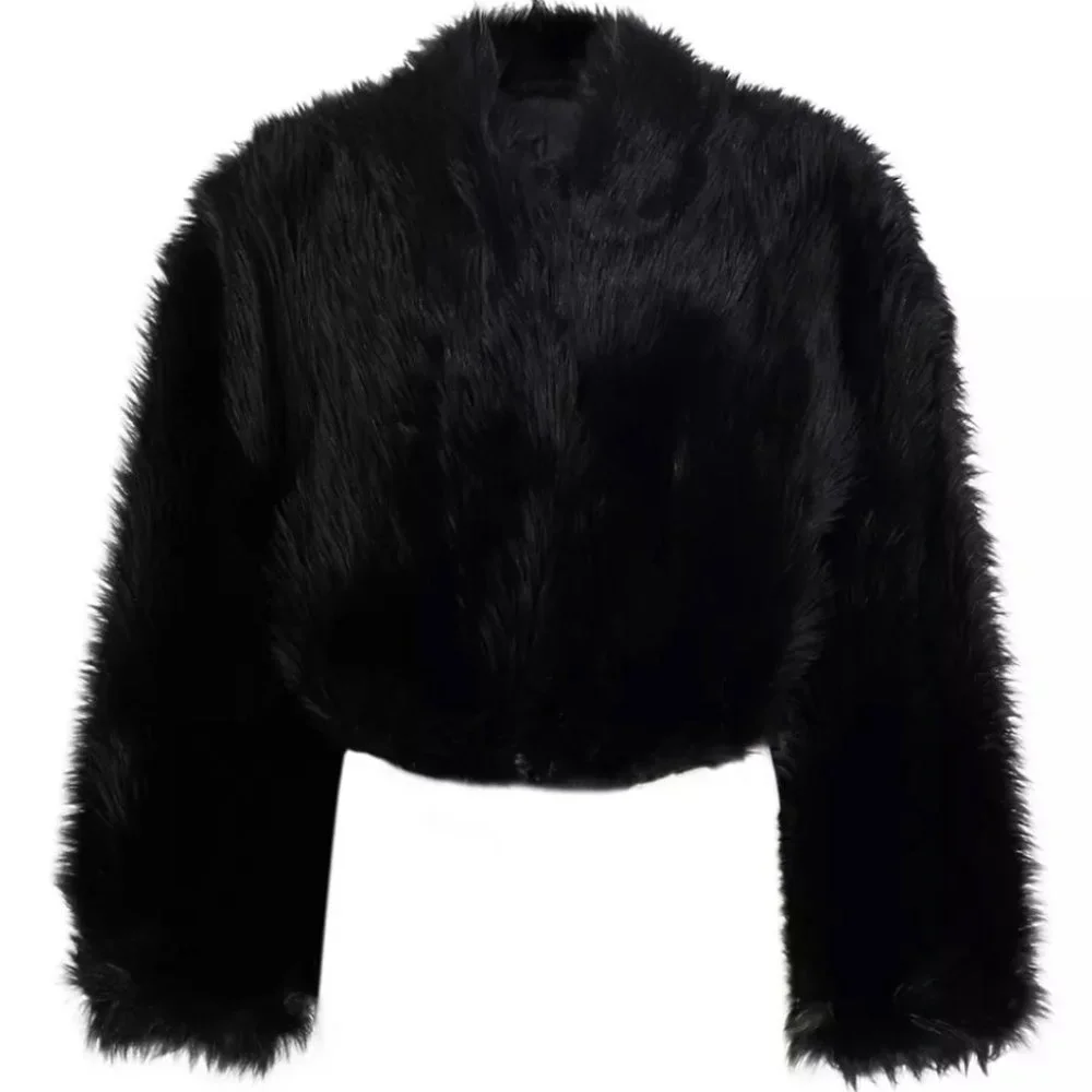 Free People All Night Faux Fur Jacket